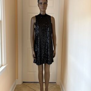 GUESS BLACK SEQUIN DRESS